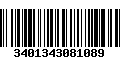 Código de Barras 3401343081089