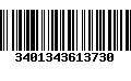 Código de Barras 3401343613730