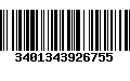 Código de Barras 3401343926755