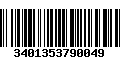 Código de Barras 3401353790049