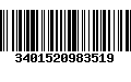 Código de Barras 3401520983519