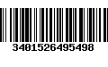 Código de Barras 3401526495498