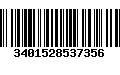 Código de Barras 3401528537356