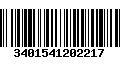 Código de Barras 3401541202217