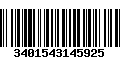 Código de Barras 3401543145925