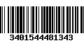 Código de Barras 3401544481343