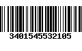 Código de Barras 3401545532105