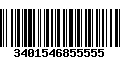 Código de Barras 3401546855555