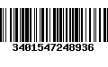 Código de Barras 3401547248936