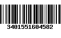 Código de Barras 3401551604582