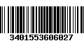 Código de Barras 3401553606027