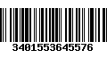 Código de Barras 3401553645576