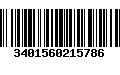 Código de Barras 3401560215786