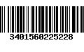 Código de Barras 3401560225228