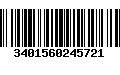 Código de Barras 3401560245721