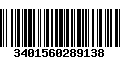 Código de Barras 3401560289138