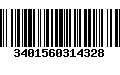 Código de Barras 3401560314328