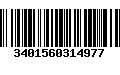 Código de Barras 3401560314977