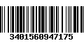 Código de Barras 3401560947175