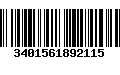 Código de Barras 3401561892115