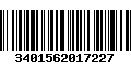 Código de Barras 3401562017227