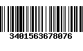 Código de Barras 3401563678076