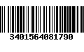 Código de Barras 3401564081790