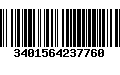 Código de Barras 3401564237760