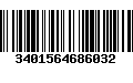 Código de Barras 3401564686032