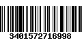 Código de Barras 3401572716998