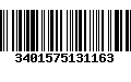 Código de Barras 3401575131163