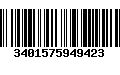 Código de Barras 3401575949423