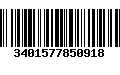 Código de Barras 3401577850918