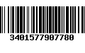 Código de Barras 3401577907780