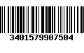 Código de Barras 3401579907504