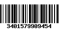 Código de Barras 3401579909454