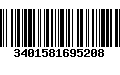 Código de Barras 3401581695208