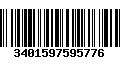 Código de Barras 3401597595776