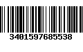 Código de Barras 3401597685538