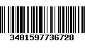Código de Barras 3401597736728