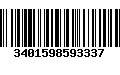 Código de Barras 3401598593337