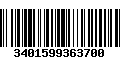 Código de Barras 3401599363700