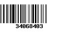 Código de Barras 34068403