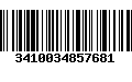 Código de Barras 3410034857681