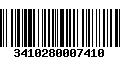 Código de Barras 3410280007410