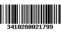 Código de Barras 3410280021799