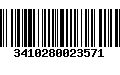 Código de Barras 3410280023571