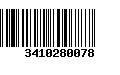 Código de Barras 3410280078