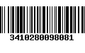 Código de Barras 3410280098081