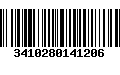 Código de Barras 3410280141206